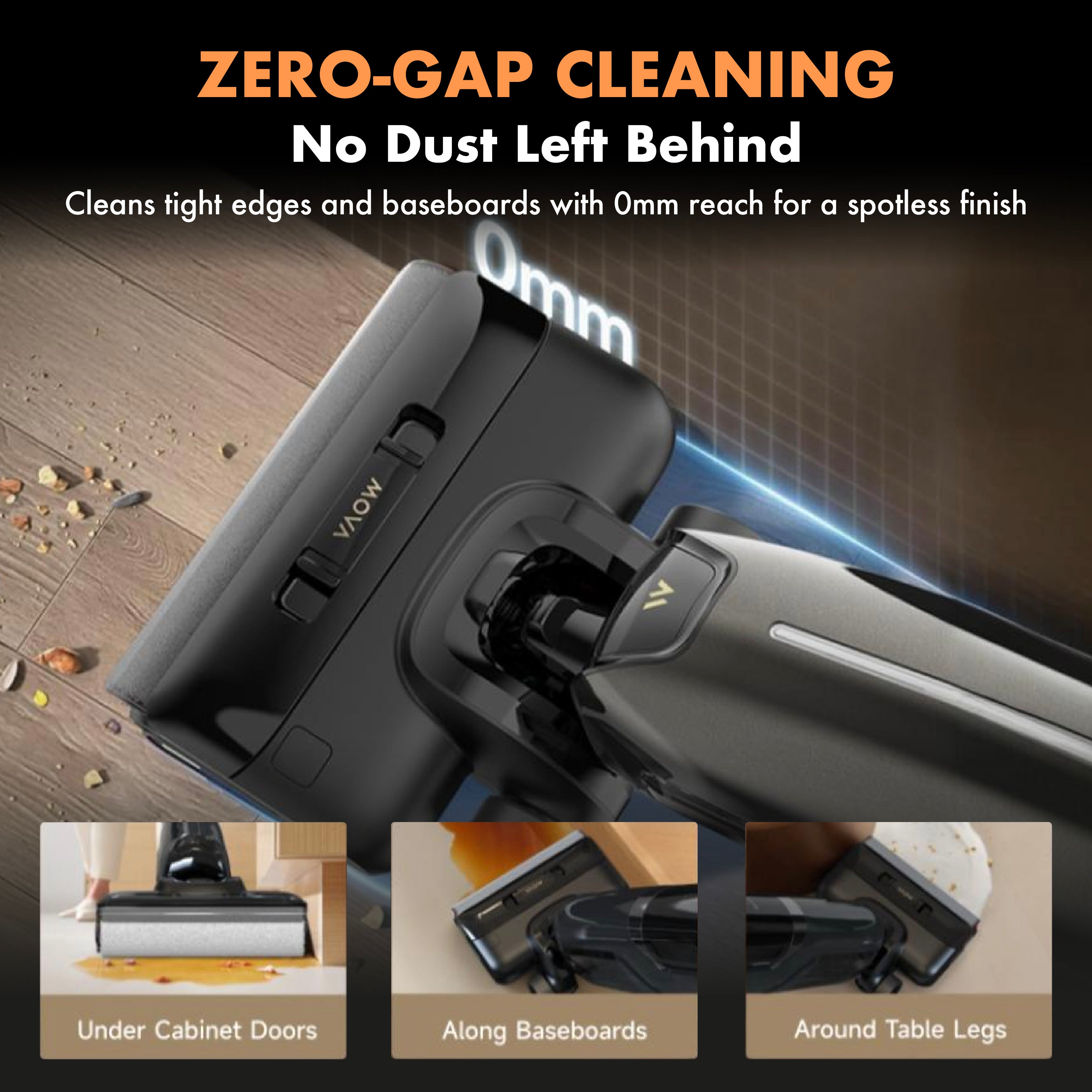 MOVA K30 Pro Wet Dry Floor Washer & Vacuum Cleaner | 80°C Self-Cleaning | 21,000Pa Versatile Suction | Deodorizer Stick