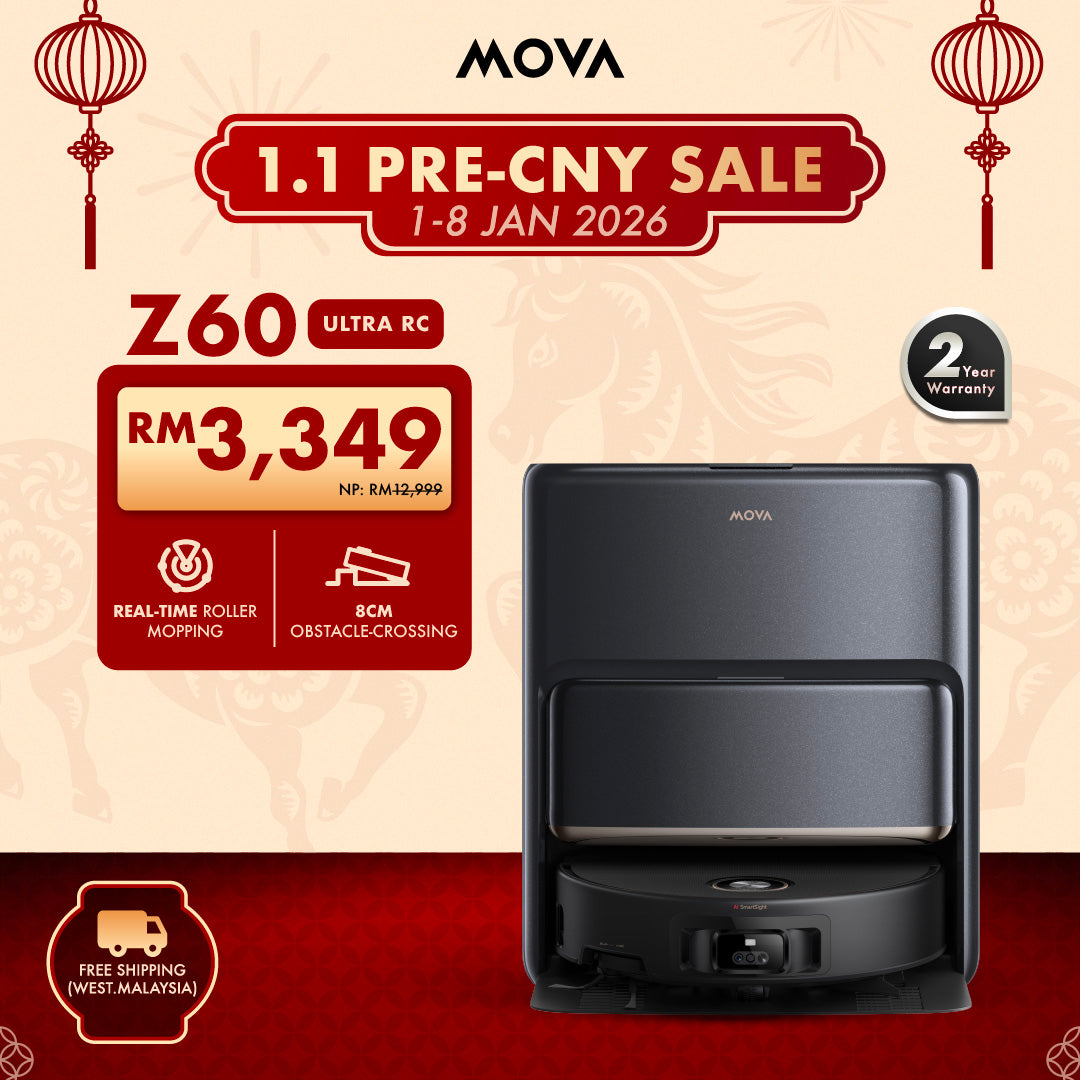 [PRE-ORDER] MOVA Z60 Ultra Roller Complete Smart Robot Vacuum