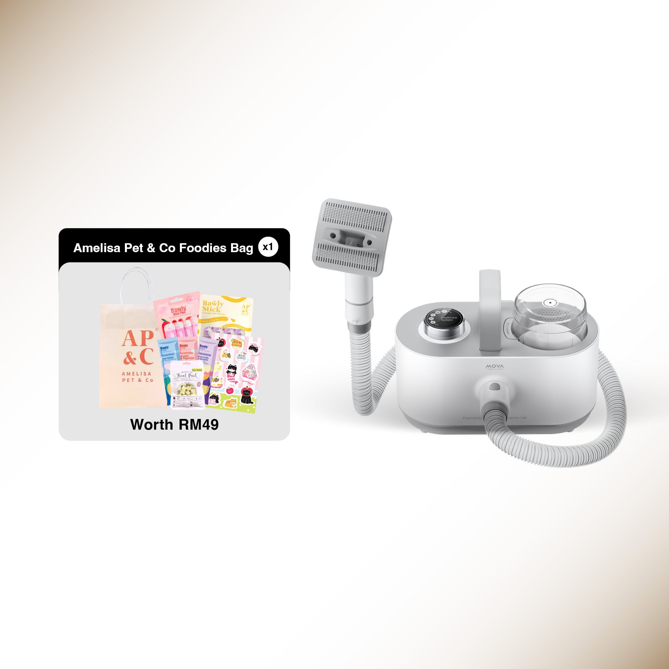 MOVA G1 Pro Pet Grooming Vacuum Kit