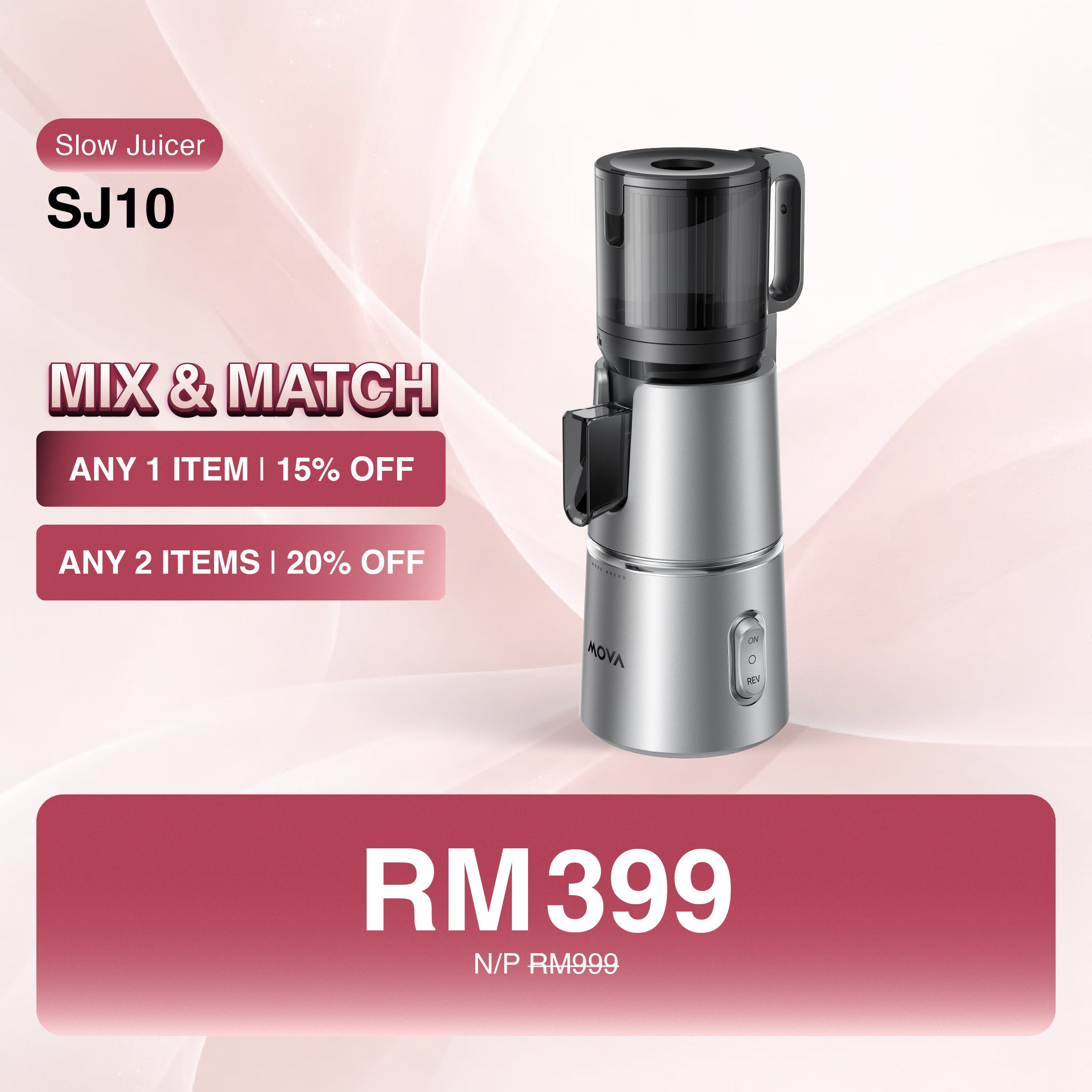 [MIX & MATCH] MOVA SJ10 Slow Juicer