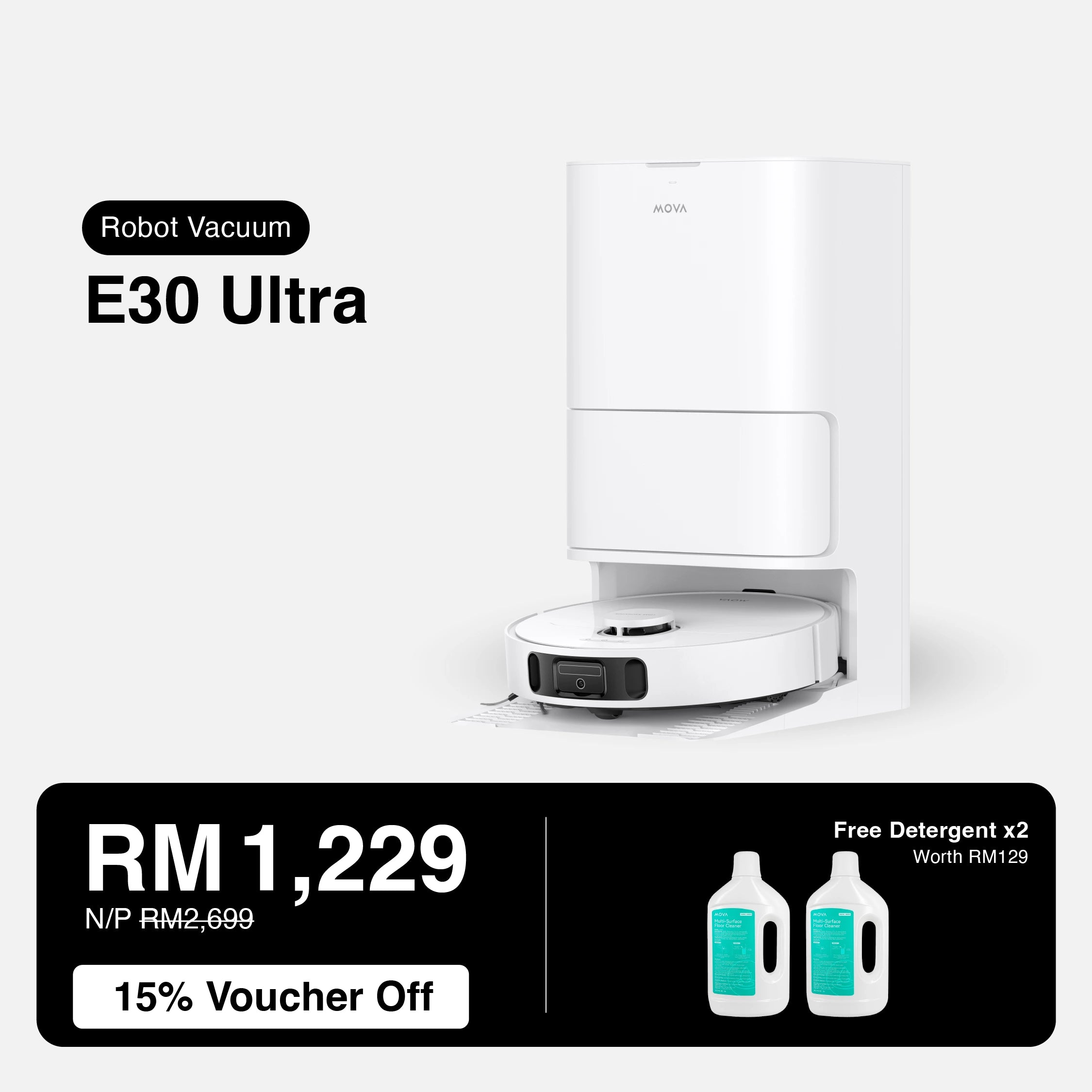 MOVA E30 Ultra Smart Robot Vacuum