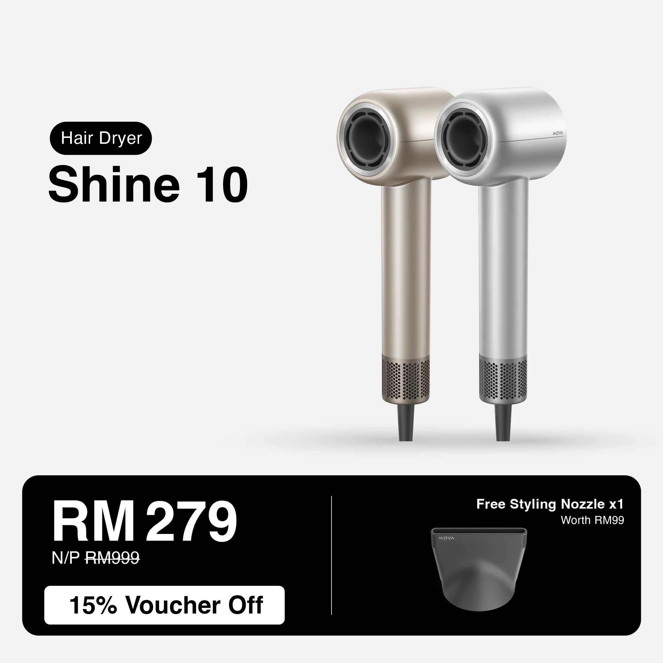 MOVA Shine 10 Hair Dryer