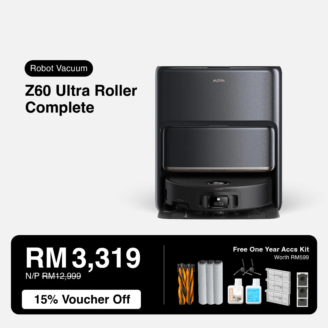 MOVA Z60 Ultra Roller Complete Smart Robot Vacuum