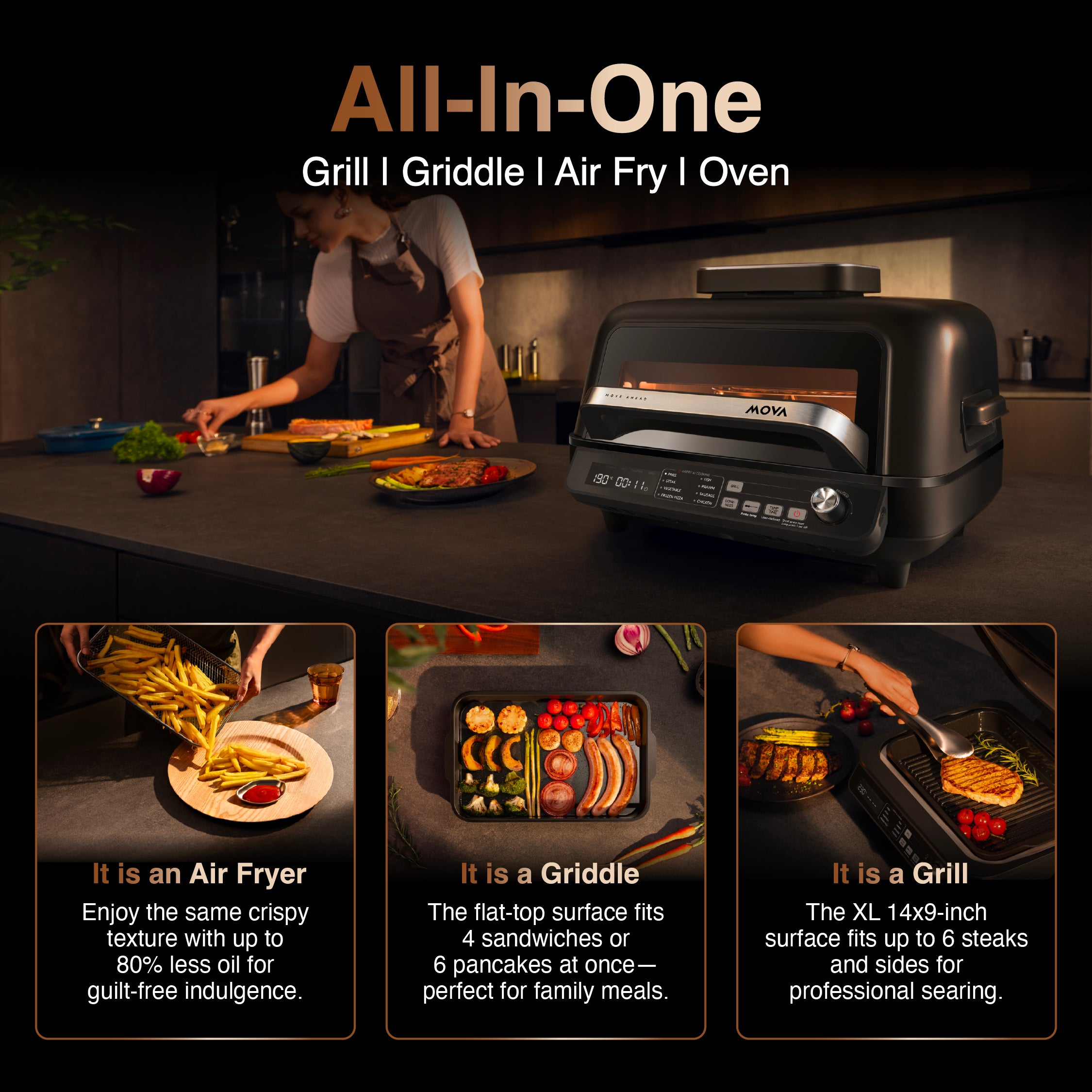 [NEW LAUNCH] MOVA IG20 ST MasterGrill AI Multi-Grill & Air Fryer