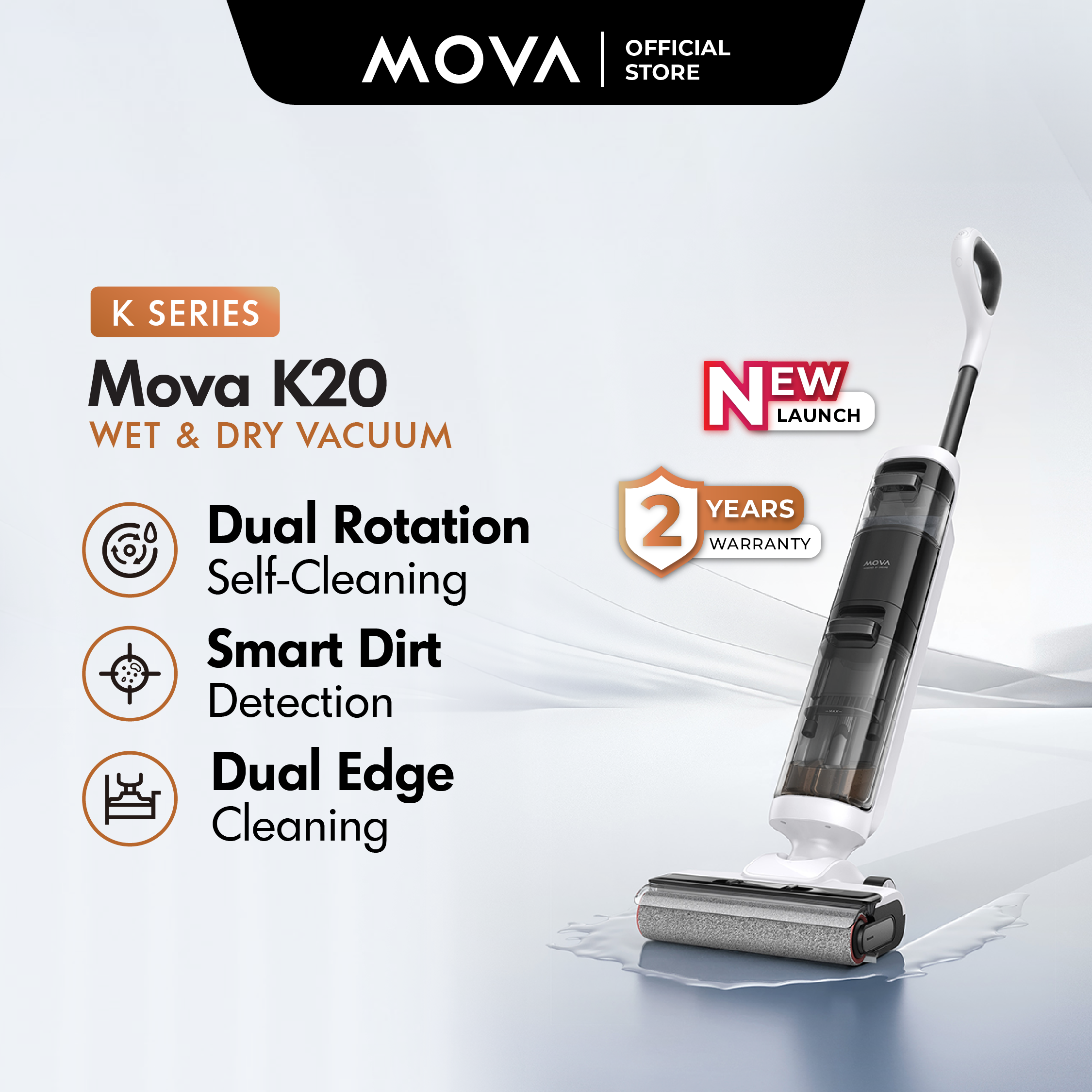 MOVA K20 Wet & Dry Vacuum
