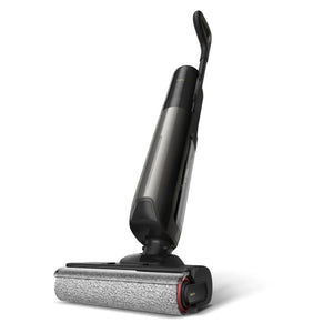 MOVA K30 Plus upright wet dry floor washer with gray roller brush and black wand