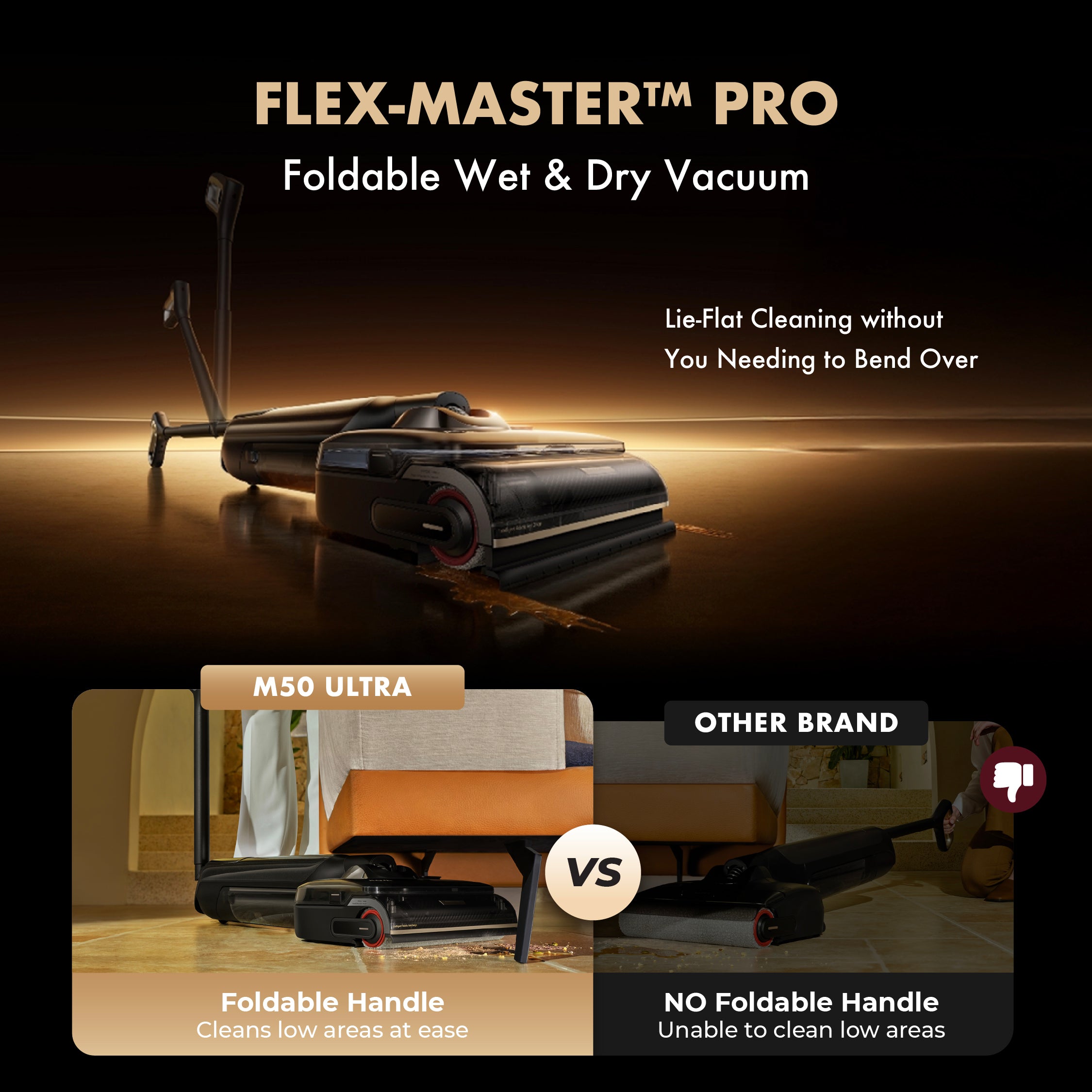 MOVA M50 Ultra Wet Dry Floor Washer & Vacuum Cleaner