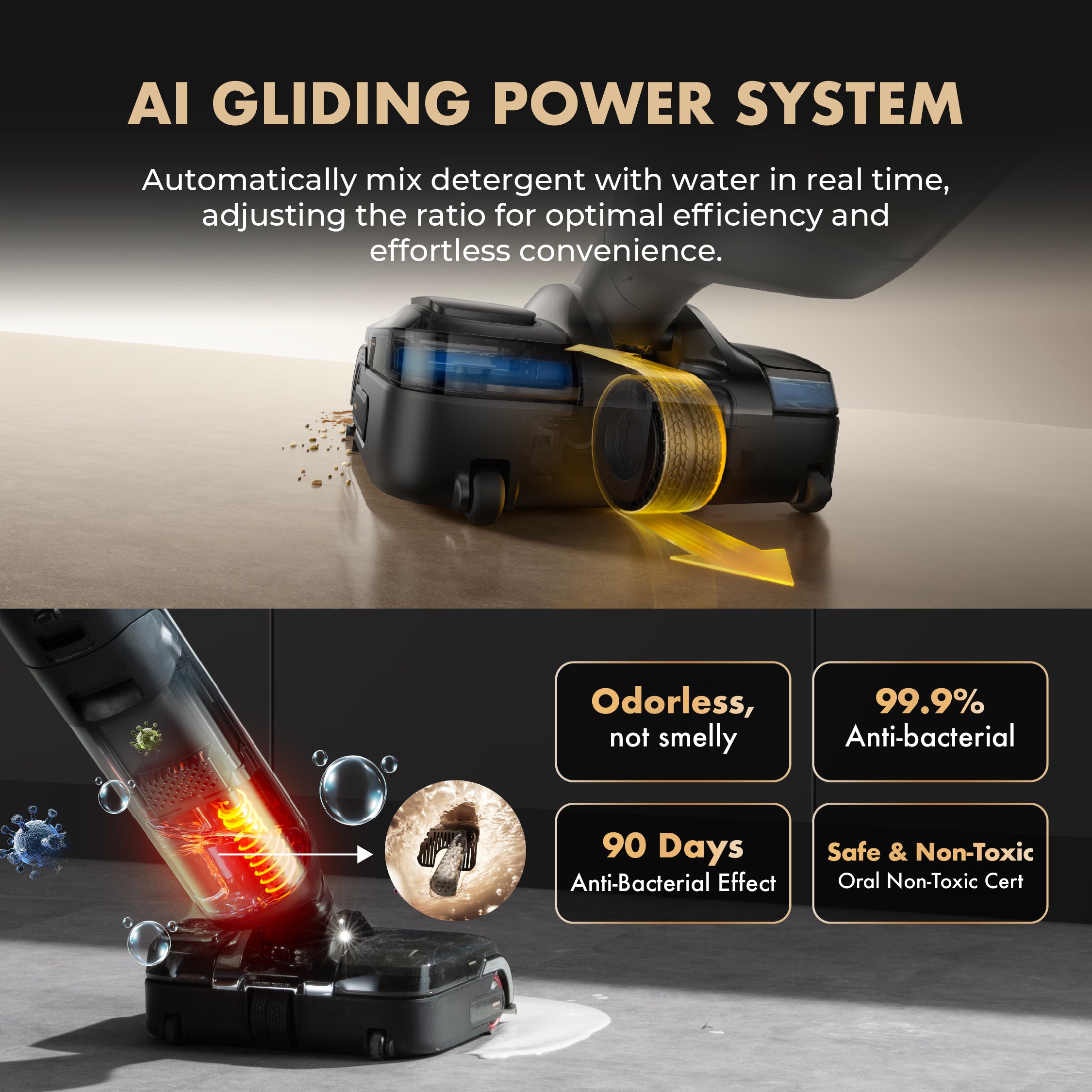 MOVA M50 Ultra Wet Dry Floor Washer & Vacuum Cleaner