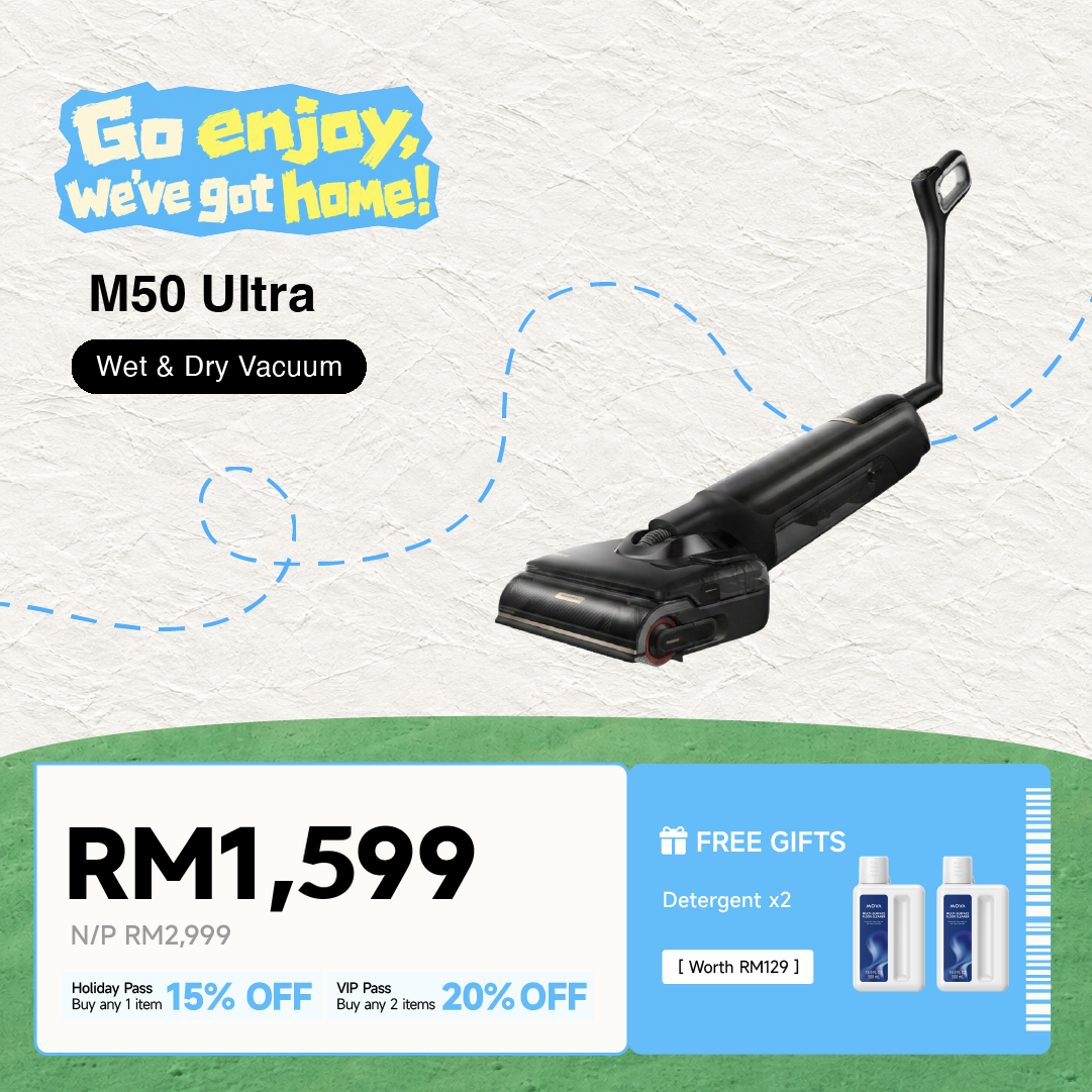 Black wet-dry floor washer vacuum with upright handle and cleaning head