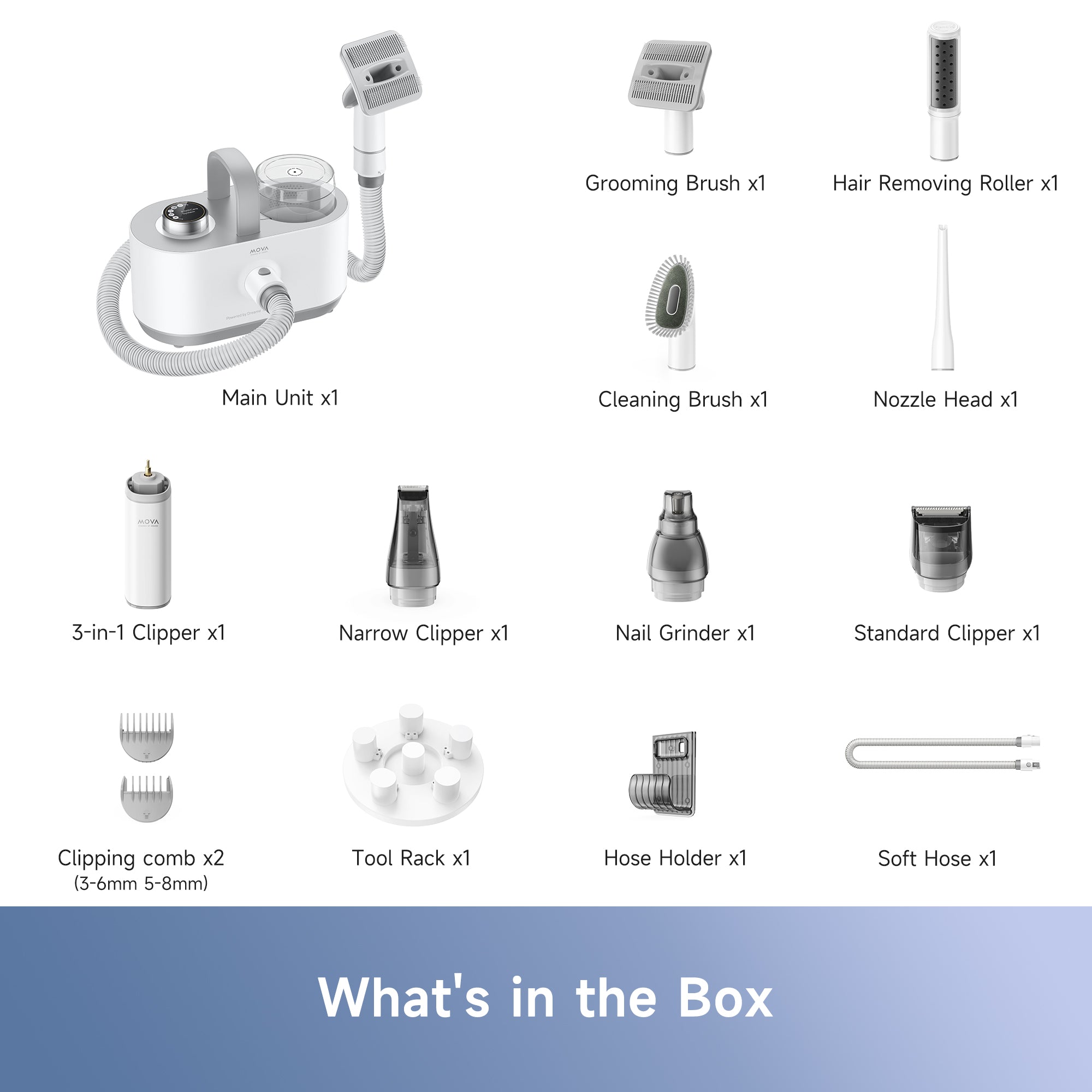 [PRE-ORDER] MOVA G1 Pro Pet Grooming Vacuum Kit