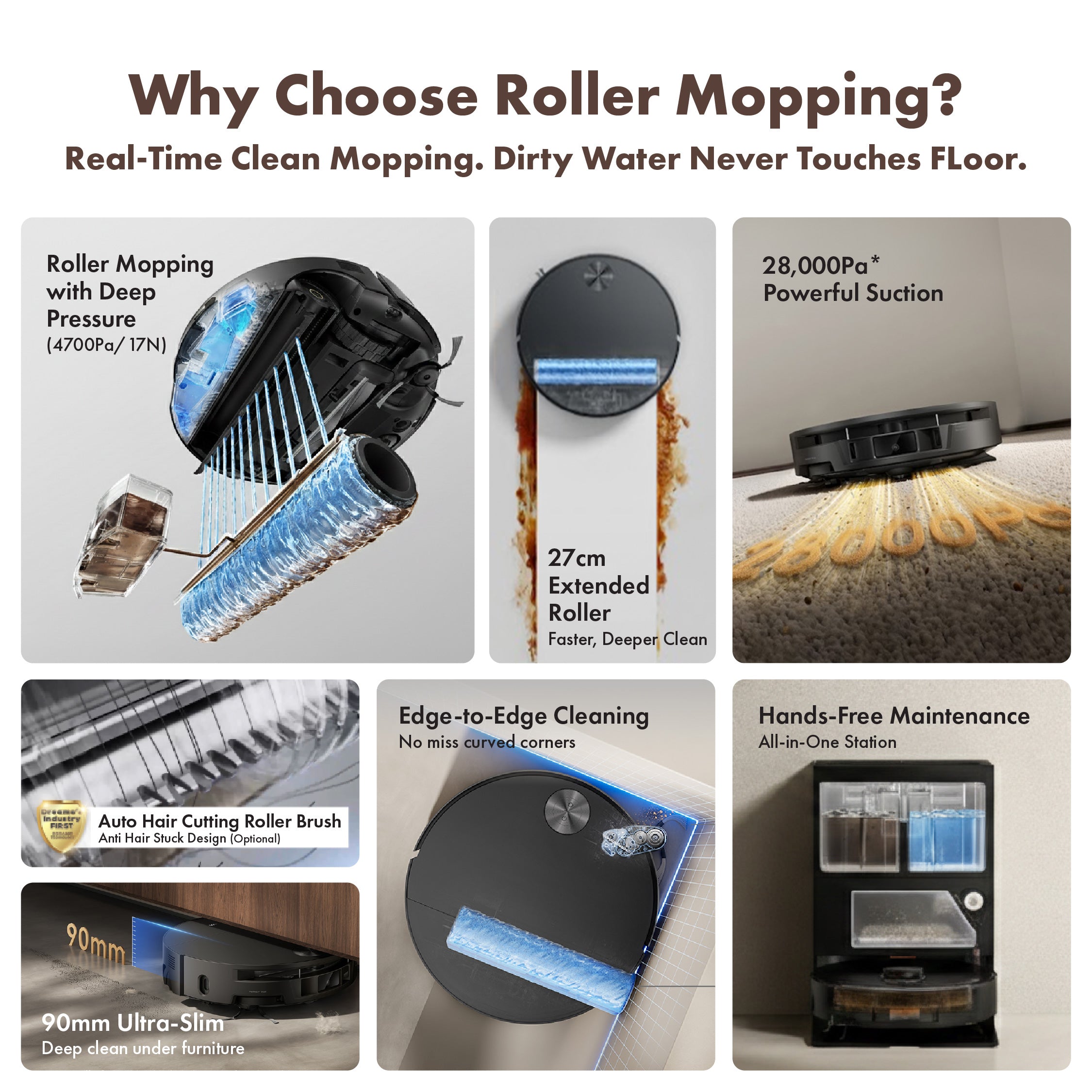 MOVA S70 Roller Smart Robot Vacuum