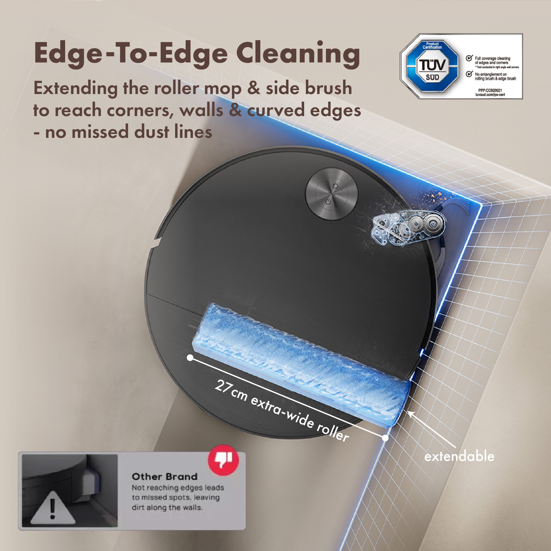 MOVA S70 Roller Smart Robot Vacuum