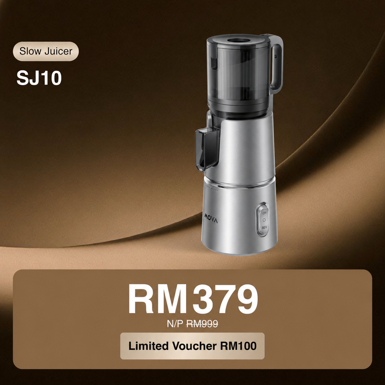 [THE DAD DEALS] MOVA Dad's Kitchen Duo - IG20 ST Multigriller & SJ10 Slow Juicer