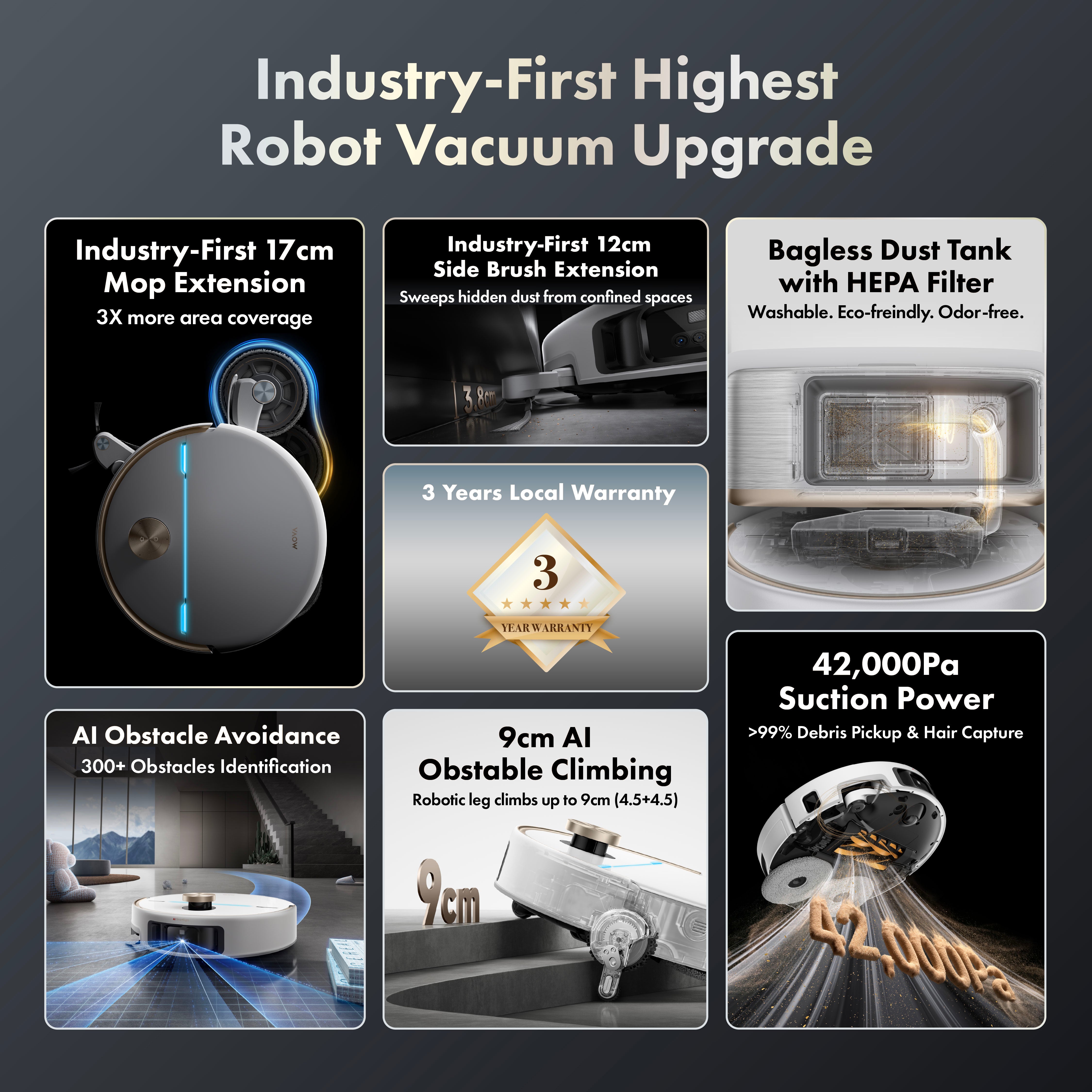 MOVA V70 Ultra Complete Smart Robot Vacuum