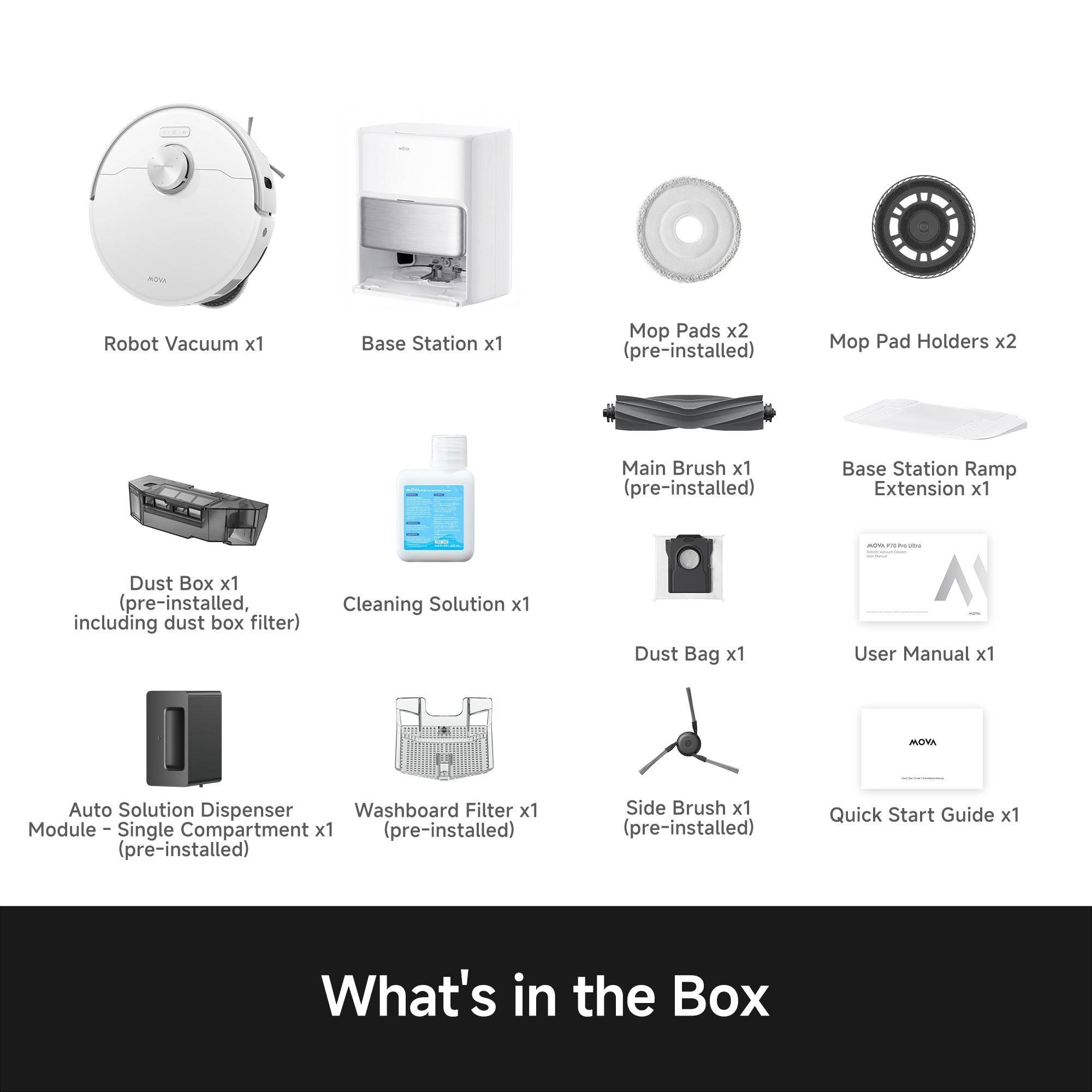 MOVA P70 Pro Ultra Smart Robot Vacuum