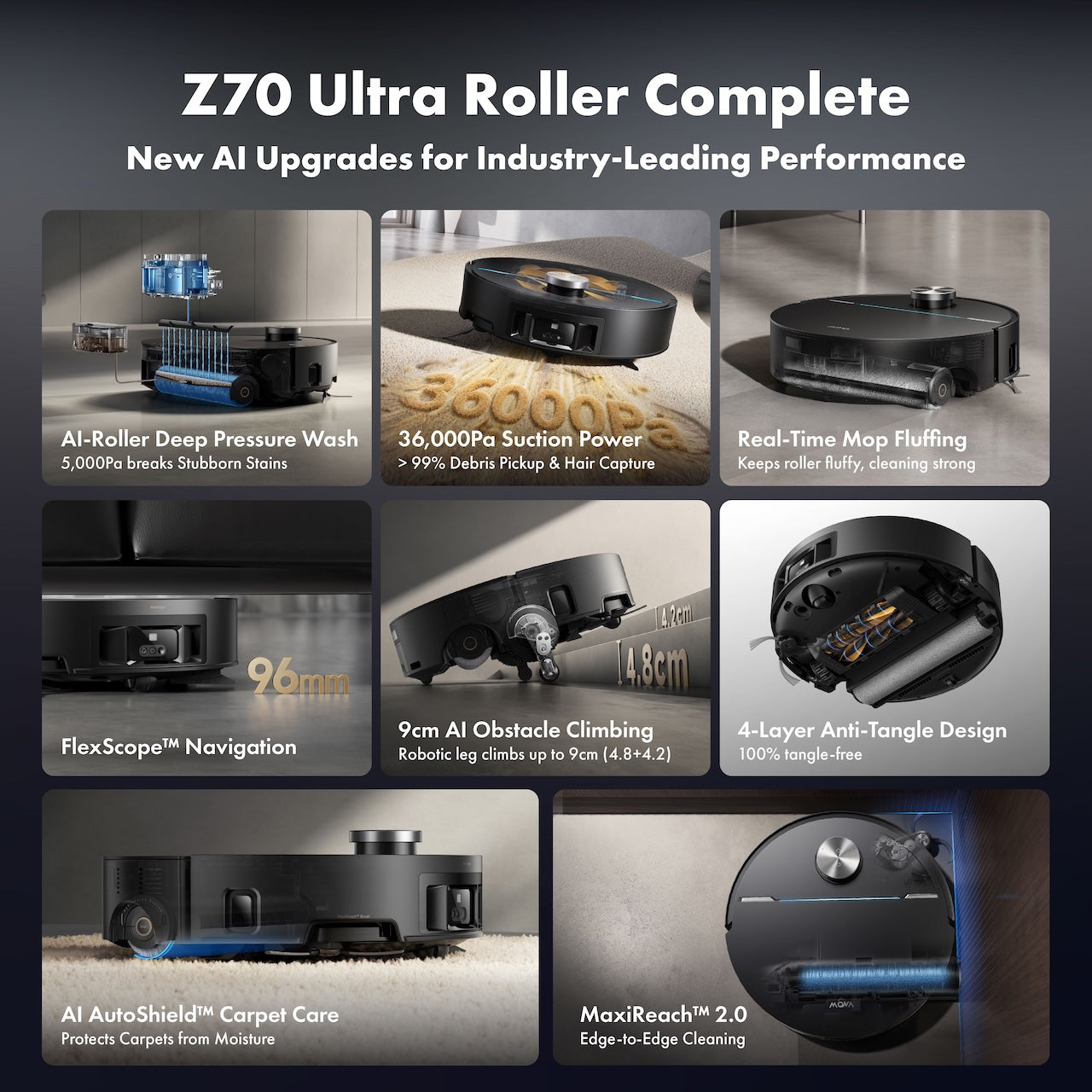 [PRE-ORDER] MOVA Z70 Ultra Roller Complete Smart Robot Vacuum