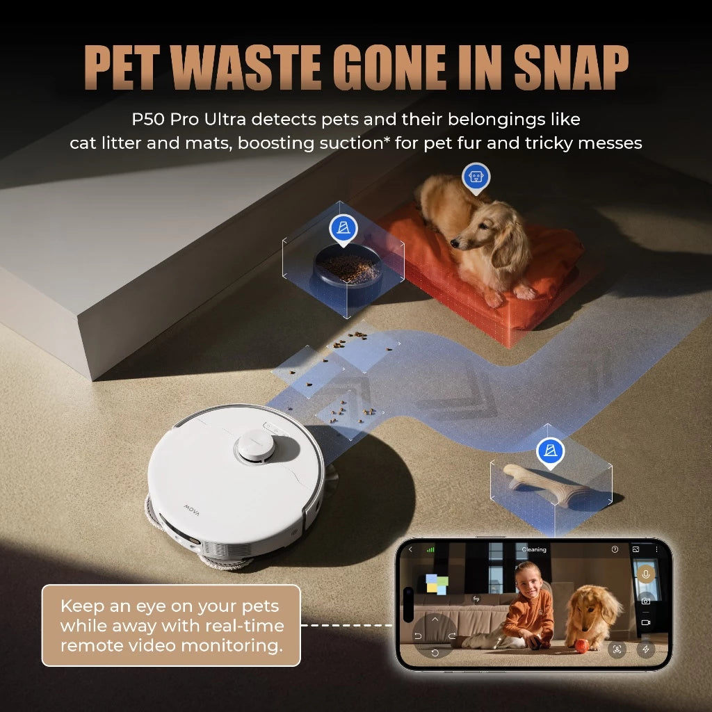 MOVA P50 Pro Ultra Robot Vacuum Cleaner