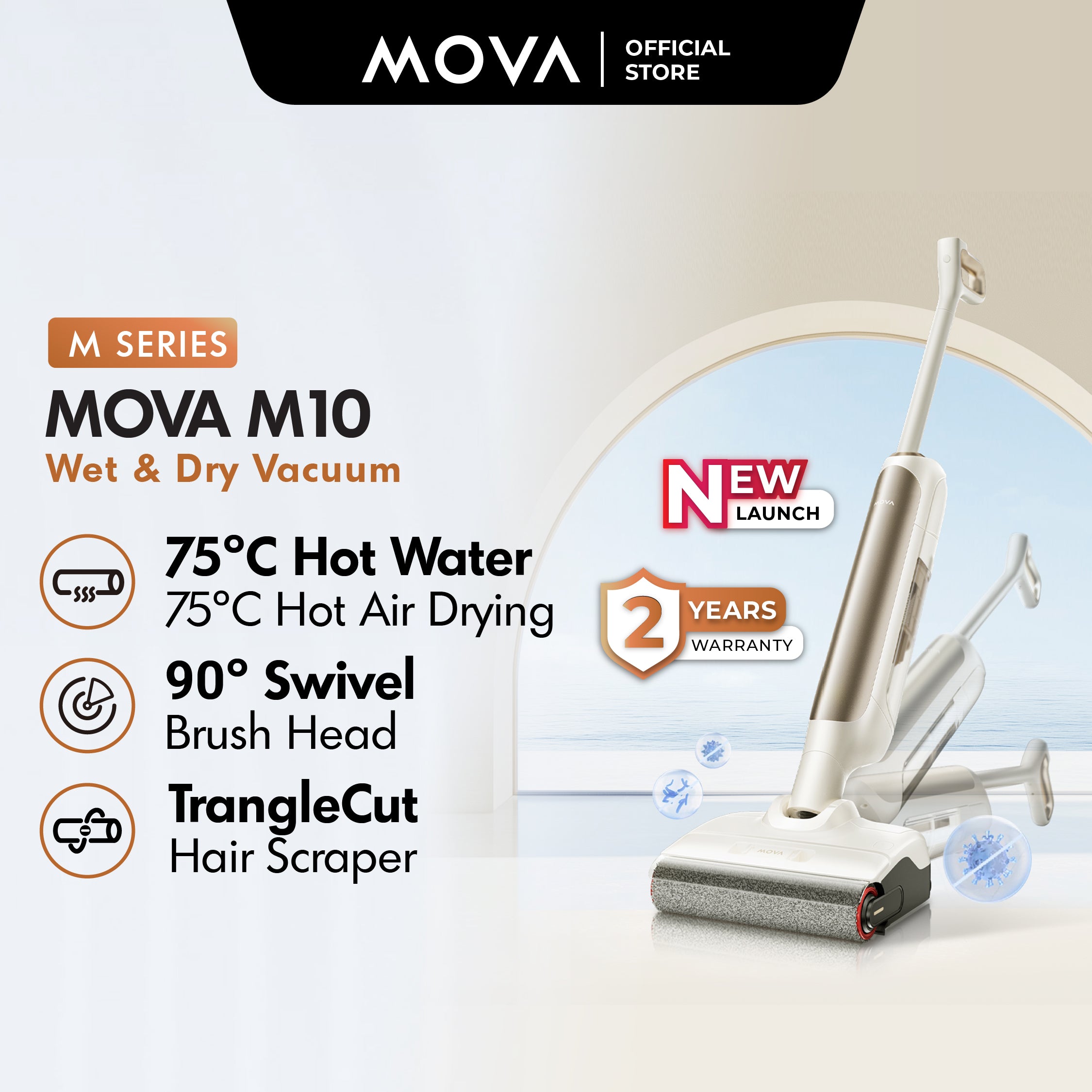 MOVA M10 Wet & Dry Vacuum